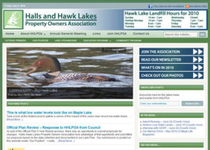 Halls Hawk Lakes Website Clip